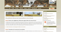 Desktop Screenshot of gruppe-wolf.ch